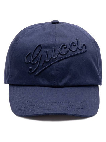 Gucci Baseball Hat With Embroidery - GUCCI - BALAAN 1