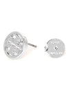 Miller Stud Earrings Silver - TORY BURCH - BALAAN 8