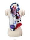 cruise cuba havana silk scarf shawl muffler red car - CHANEL - BALAAN 10