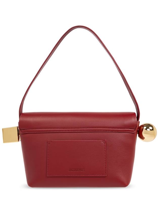 Jacquemus Shoulder Bag Le Rond Carre, Women's, Red - JACQUEMUS - BALAAN 3