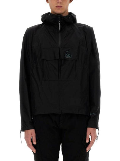 Metropolis Series Pertex Bloom Hooded Jacket Black - CP COMPANY - BALAAN 2