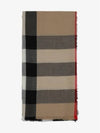 Lightweight Check Cashmere Scarf Beige - BURBERRY - BALAAN 2