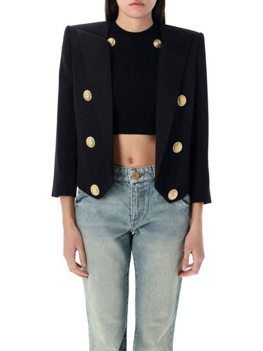 6 buttons cropped jacket - BALMAIN - BALAAN 1