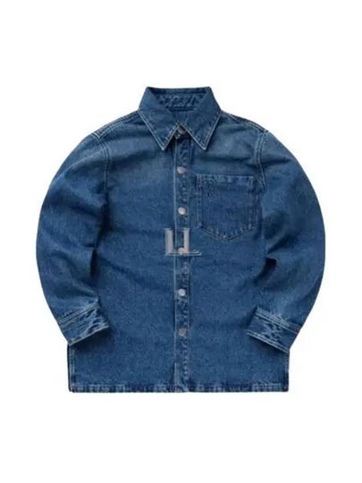 De Coeur Denim Long Sleeve Shirt Blue - AMI - BALAAN 2