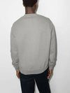 Small Heart Logo Sweatshirt Grey - AMI - BALAAN 5