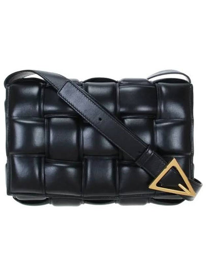 Gold Hardware Padded Cassette Cross Bag Black - BOTTEGA VENETA - BALAAN 2