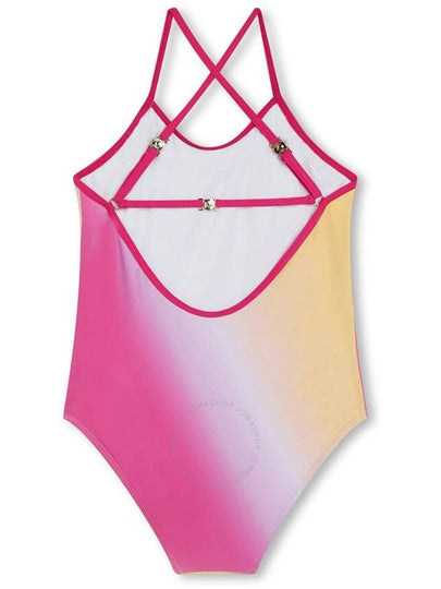 Chloe Girls Ombre Logo 1 Piece Swimsuit Size 4Y - CHLOE - BALAAN 2