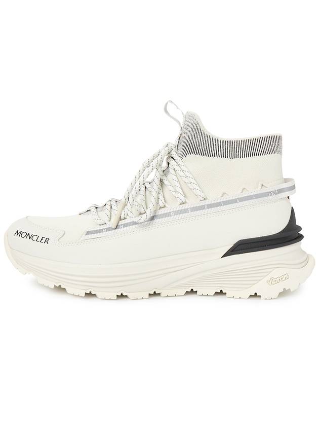 Monte Runner High Top Sneakers Snow White - MONCLER - BALAAN 5