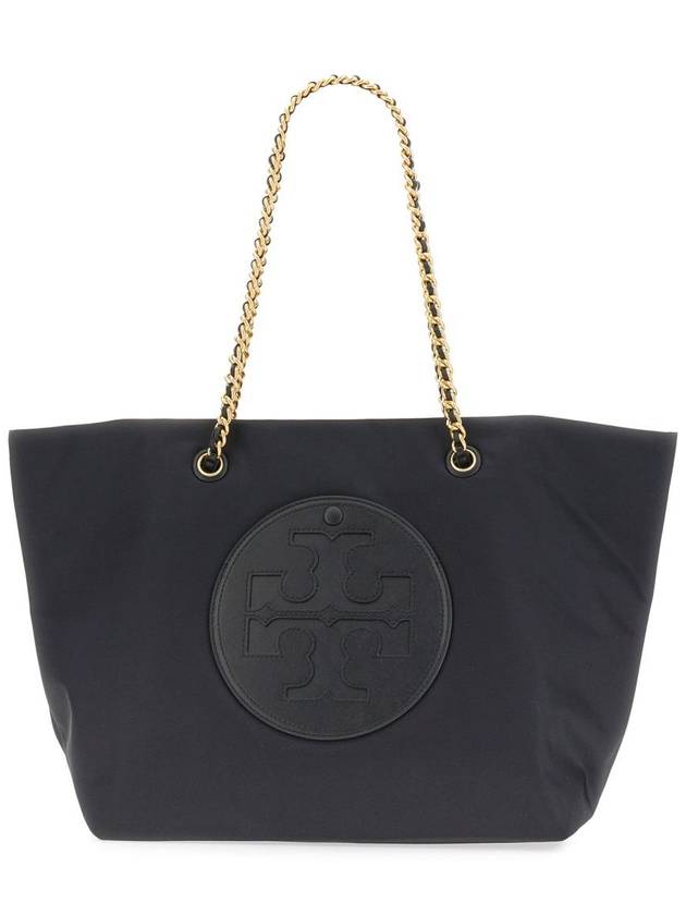 Ella Chain Tote Bag Black - TORY BURCH - BALAAN 2