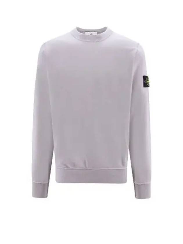 Wappen Patch Garment Dyed Sweatshirt Grey - STONE ISLAND - BALAAN 2