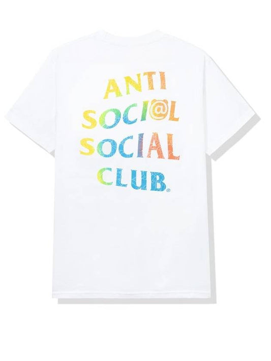 x Bearbrick TShirt ASSC Bare Colors White Tee - ANTI SOCIAL SOCIAL CLUB - BALAAN 1