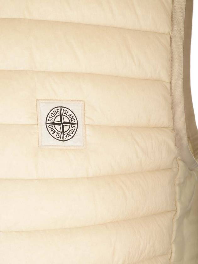 Men's Logo Patch Puffer Vest Plaster - STONE ISLAND - BALAAN 4