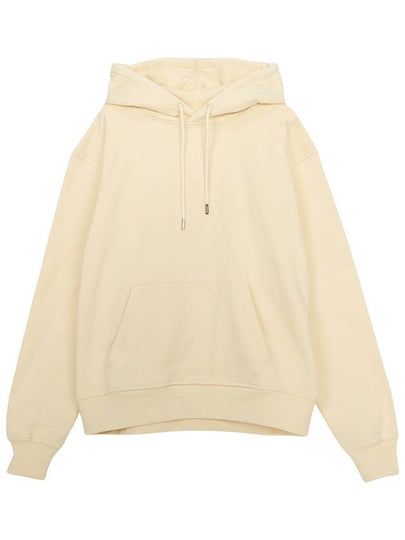 Le Brode Embroidered Logo Cotton Hoodie Ivory - JACQUEMUS - BALAAN 2