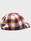 Tyron Logo Check Ball Cap Midnight Red - ISABEL MARANT - BALAAN 3