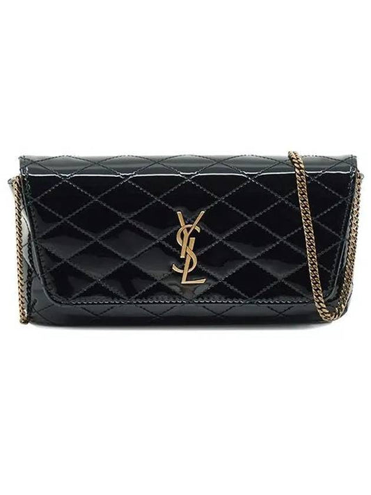 GABY Chain Phone Holder Bag 754051 0UFU7 1000 - SAINT LAURENT - BALAAN 1