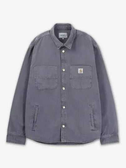 Cornrow Shirt Jacket Graphite I033767874J - CARHARTT - BALAAN 1