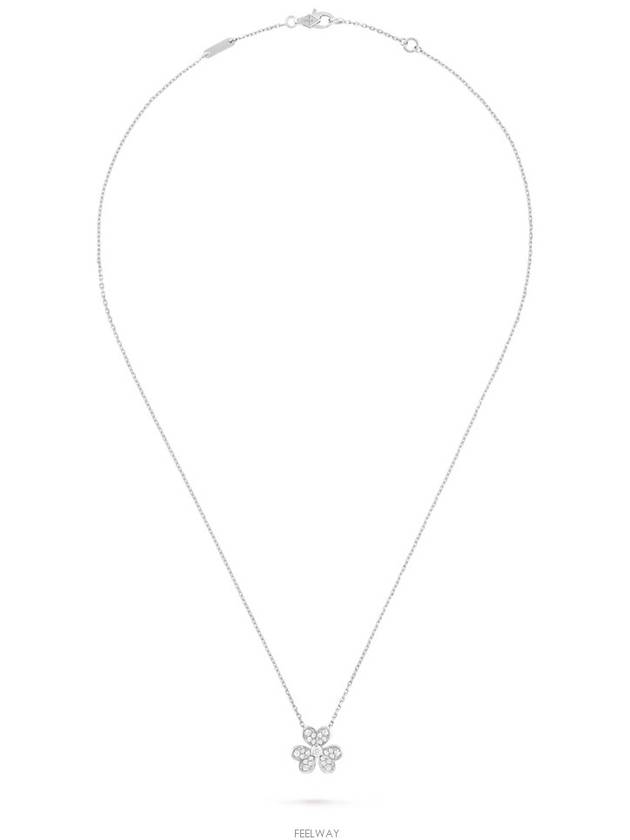 Lux You Freeball pendant mini necklace 18K white gold VCARP3W300 - VANCLEEFARPELS - BALAAN 10