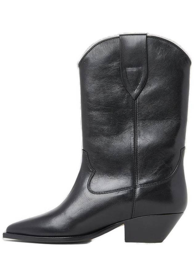 Duerto Ankle Middle Boots Black - ISABEL MARANT - BALAAN 4