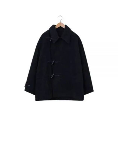 Belted Short Duffel Coat Black - LEMAIRE - BALAAN 2