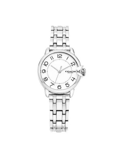 Arden Quartz Metal Watch Silver - COACH - BALAAN 1