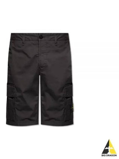 Wappen Cargo Bermuda Shorts Drak Grey - STONE ISLAND - BALAAN 2