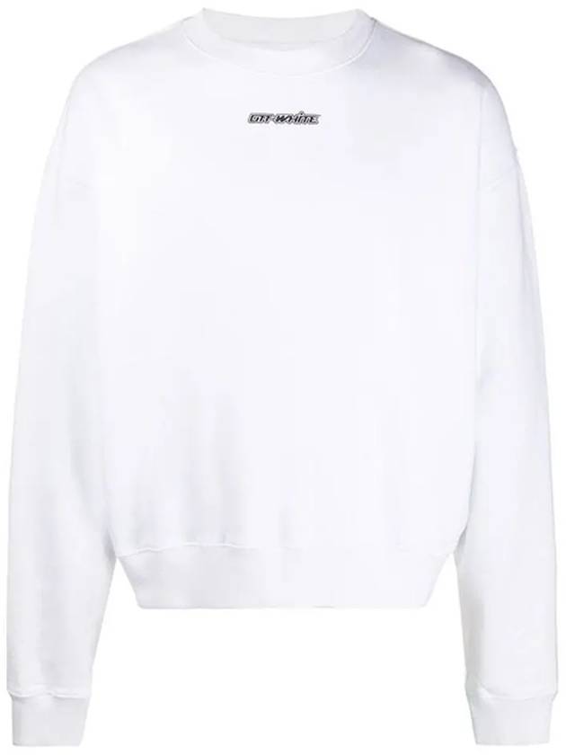 Men's Marker Pen Arrow Sweatshirt White - OFF WHITE - BALAAN 3