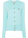 Bea Knit Cardigan Aqua - VIVIENNE WESTWOOD - BALAAN 2