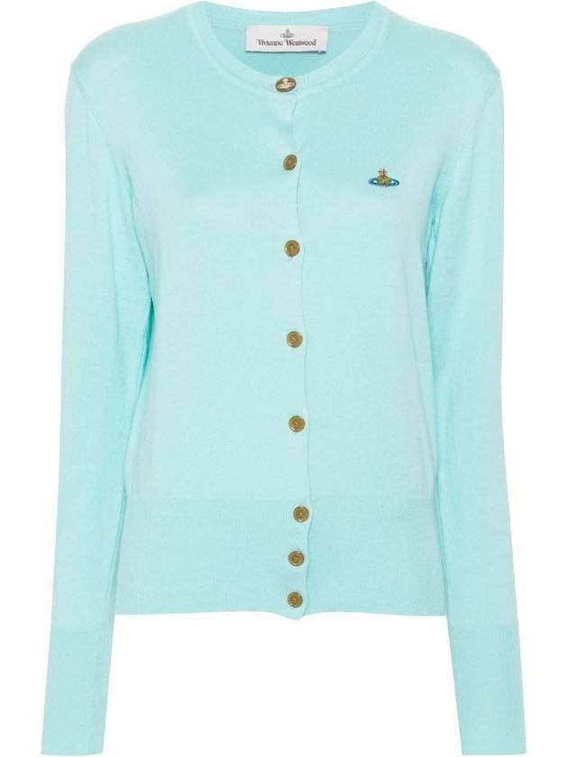 Bea Knit Cardigan Aqua - VIVIENNE WESTWOOD - BALAAN 2