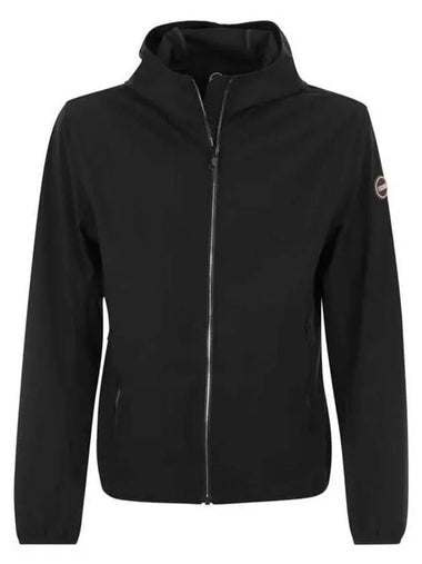 Le Men's Logo Patch Hooded Windbreaker - COLMAR - BALAAN 1