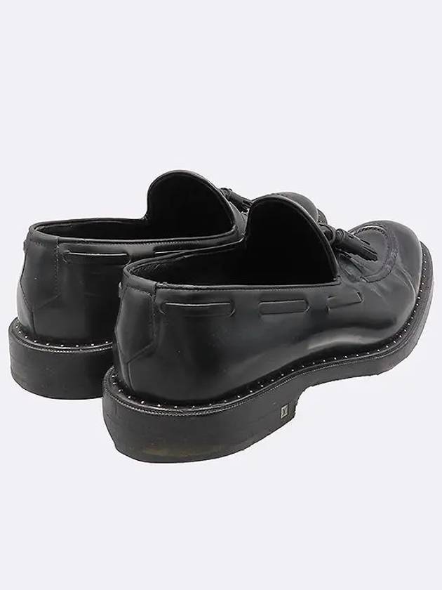 Smith Market used luxury goods black loafer men s shoes - LOUIS VUITTON - BALAAN 4