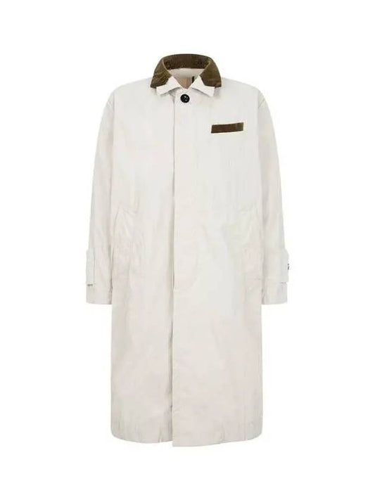 Men's Taslan nylon collar coat beige 271194 - SACAI - BALAAN 1
