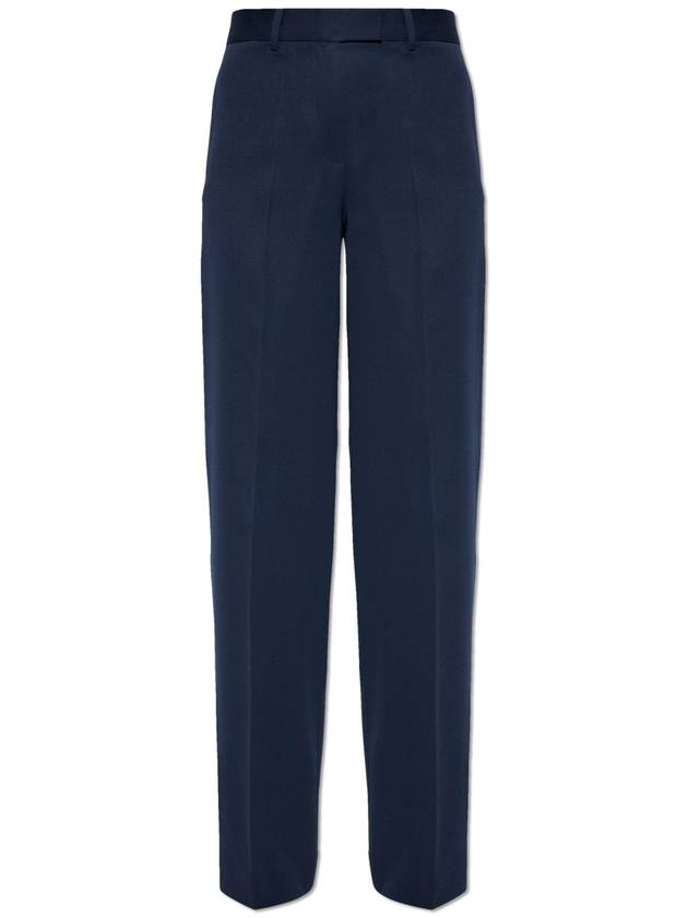 The Attico Wool Trousers, Women's, Navy Blue - THE ATTICO - BALAAN 1