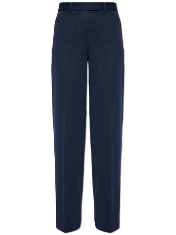 The Attico Wool Trousers, Women's, Navy Blue - THE ATTICO - BALAAN 1