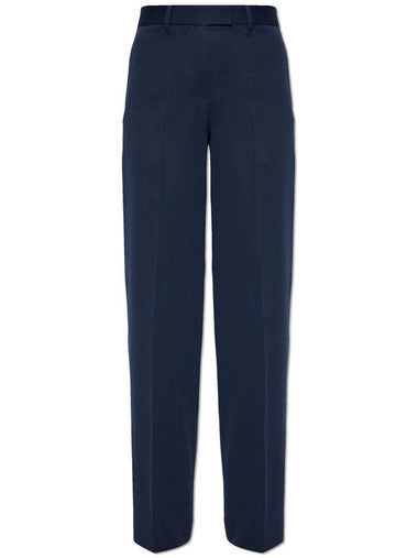 The Attico Wool Trousers, Women's, Navy Blue - THE ATTICO - BALAAN 1