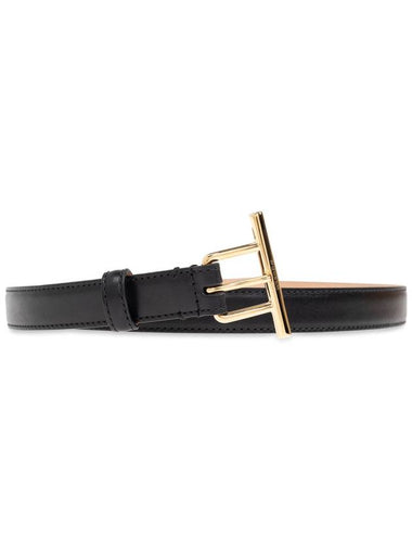 Alexander McQueen Leather Belt, Women's, Navy Blue - ALEXANDER MCQUEEN - BALAAN 1