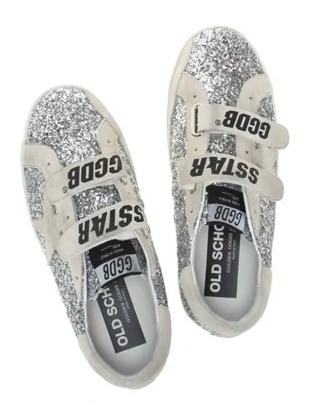 Old School Glitter Low Top Sneakers Silver - GOLDEN GOOSE - BALAAN 6