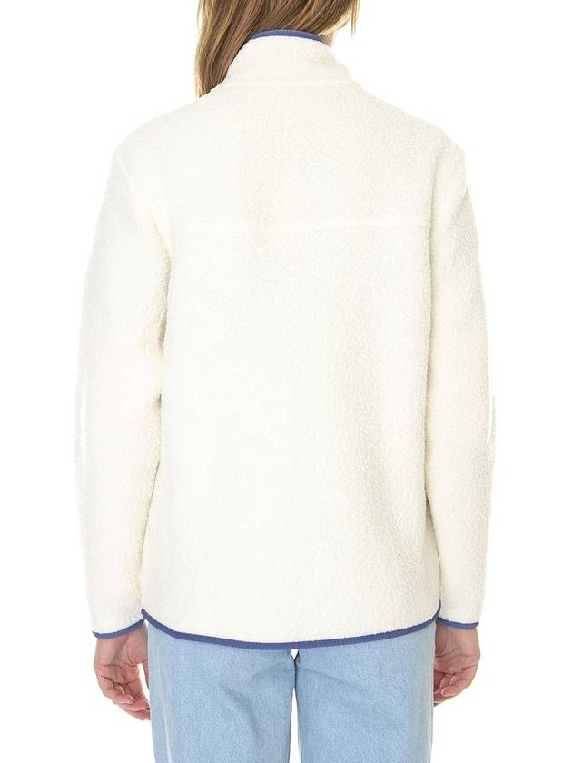 Women's Retro Pile Fleece Zip-up Jacket White - PATAGONIA - BALAAN 6