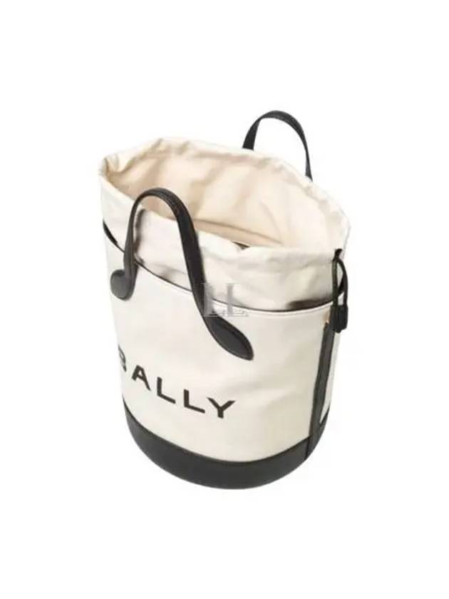 Bar Bucket Tote Bag White - BALLY - BALAAN 2