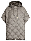 Treman zip up padded cape medium gray - MAX MARA - BALAAN 2