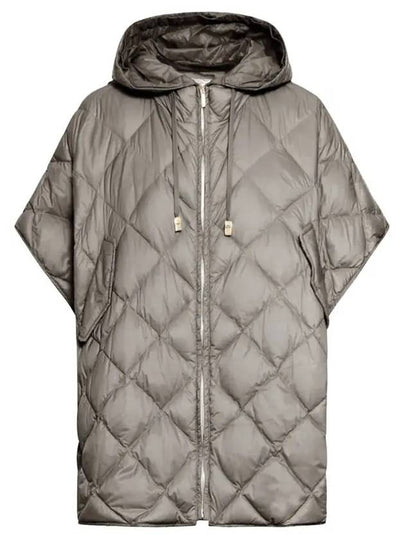 Treman zip up padded cape medium gray - MAX MARA - BALAAN 2