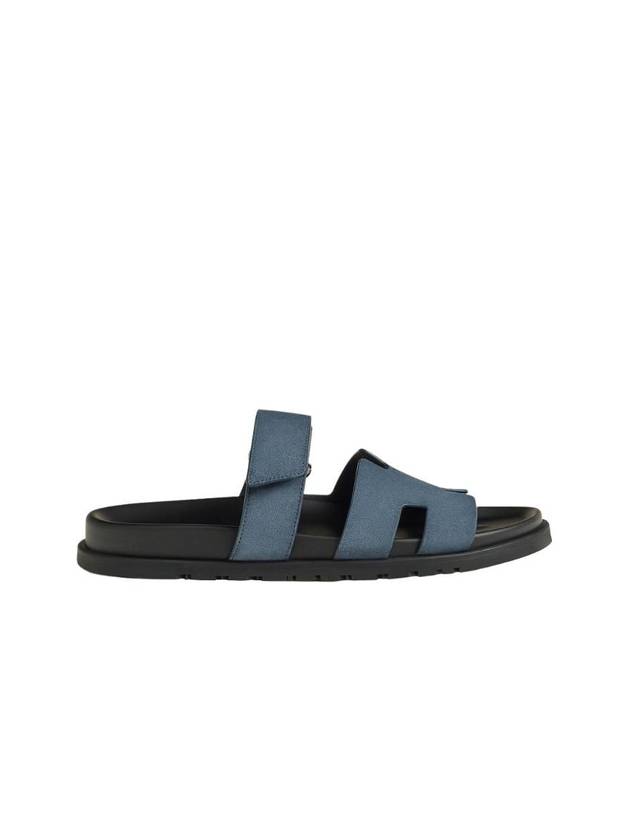 Chypre Suede Sandals Blue Celeste - HERMES - BALAAN 1