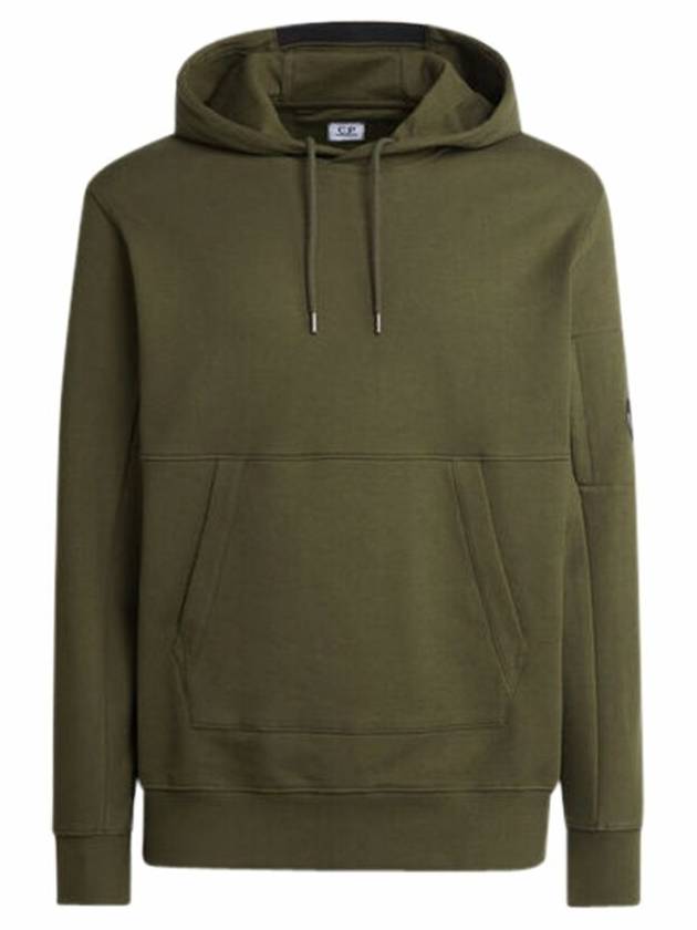 Diagonal Raised Fleece Hoodie Ivy Green - CP COMPANY - BALAAN 2