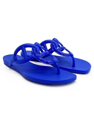 Women Jelly Sandals Blue H221001Z - HERMES - BALAAN 1