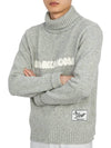 Men's Koromico Logo Knit Turtleneck Gray - MARK & LONA - BALAAN 6