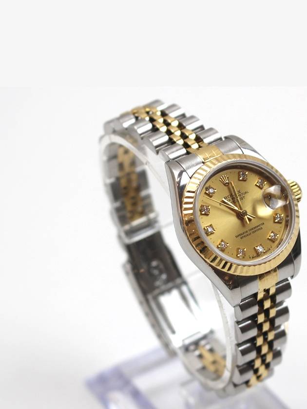 Datejust Champagne Gold 10P Diamond Combi 26MM 69173 - ROLEX - BALAAN 3