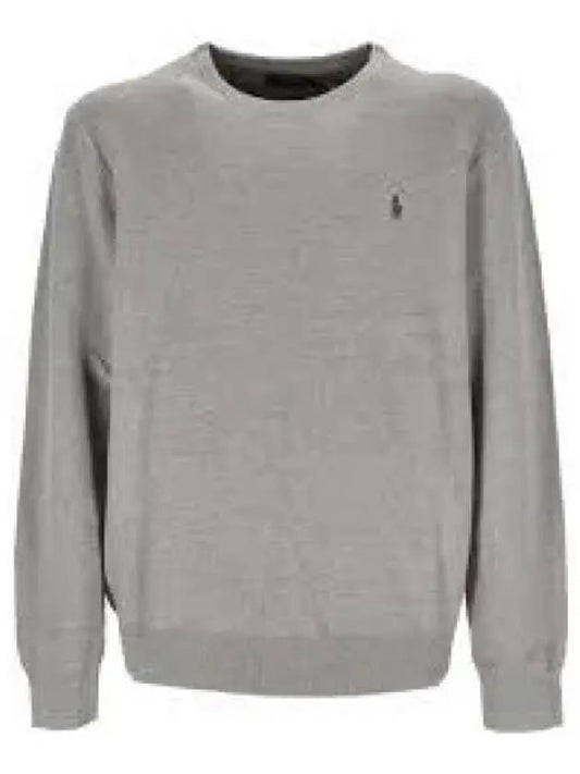 Savings cotton crewneck sweater gray - POLO RALPH LAUREN - BALAAN 1