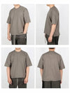 Dark Shadow Walrus Short Sleeve T-Shirt Dust - RICK OWENS - BALAAN 3