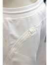 Lens Waffen Zipper Banding Shorts White - CP COMPANY - BALAAN 7