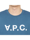 VPC Logo Crew Neck Sweatshirt Blue - A.P.C. - BALAAN 7