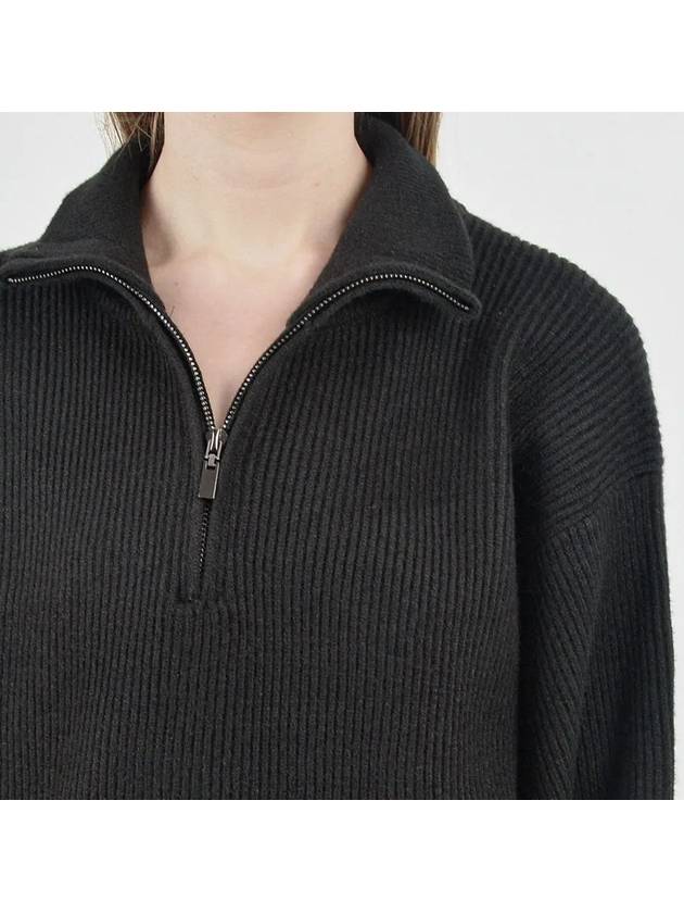 Modal Knit Half Zip up Black - CHANCE'S NOI - BALAAN 6